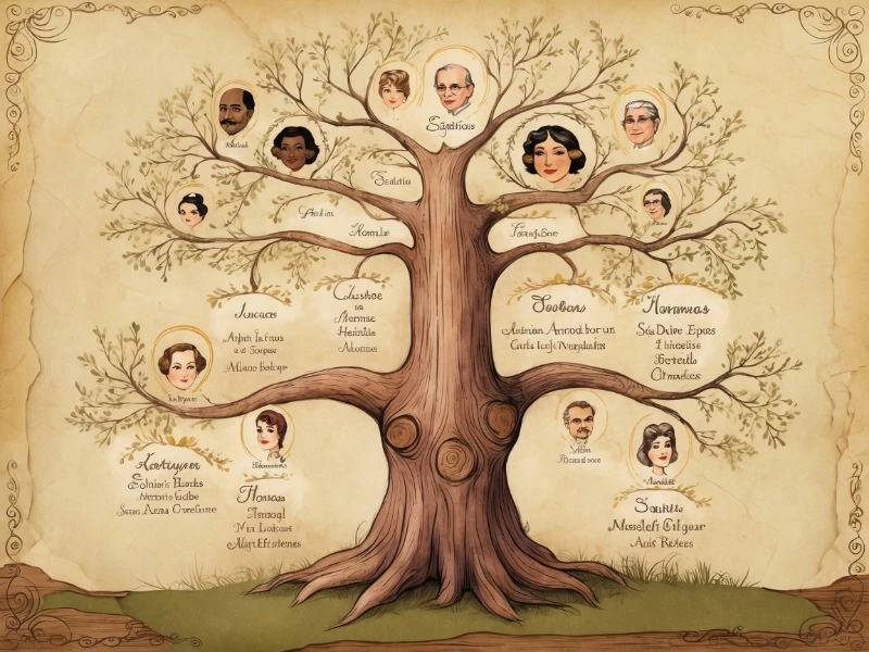 Construction of the family tree