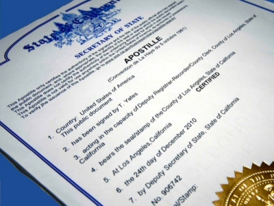 Apostille of The Hague